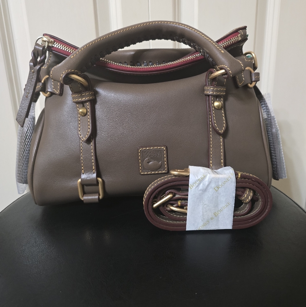 New Dooney Florentine Mini Satchel - Color: Elephant